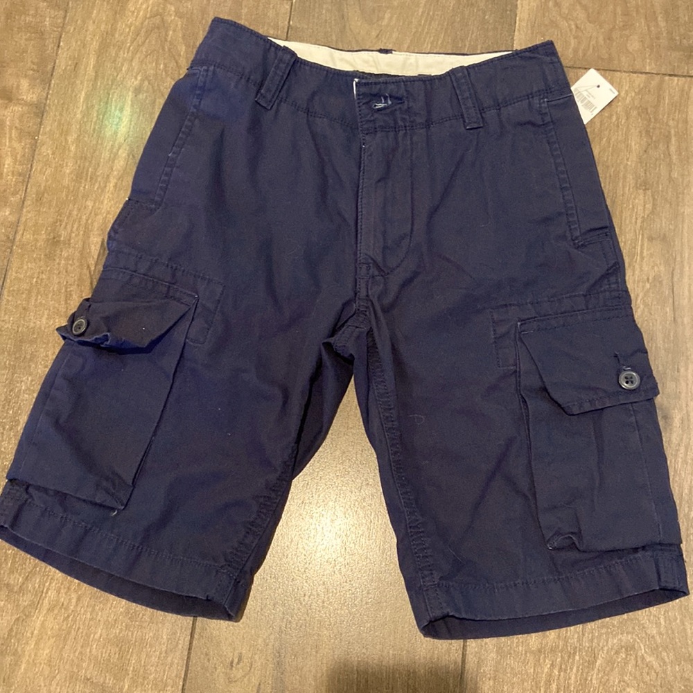 Navy Gap cargo shorts, size 12 slim NWT